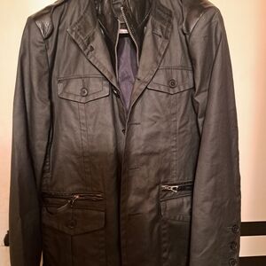 RUDSAK Black Military Field Jacket